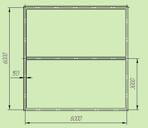 План каркасного дома, проект каркасного дома