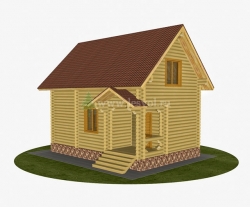 Деревянная баня из бревна