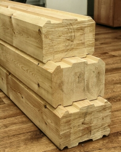 Клееный профилированный брус